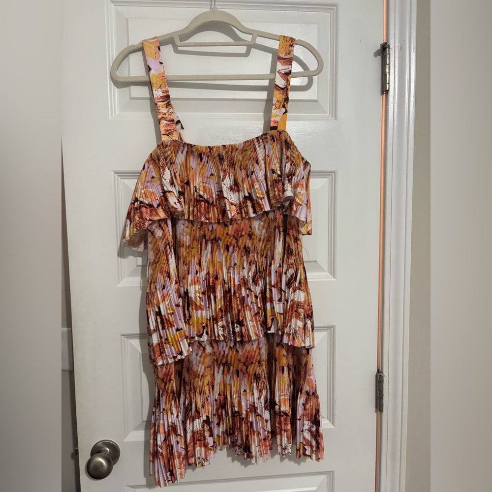 NWT Acler Lilac Brush Eliot Dress Size 6